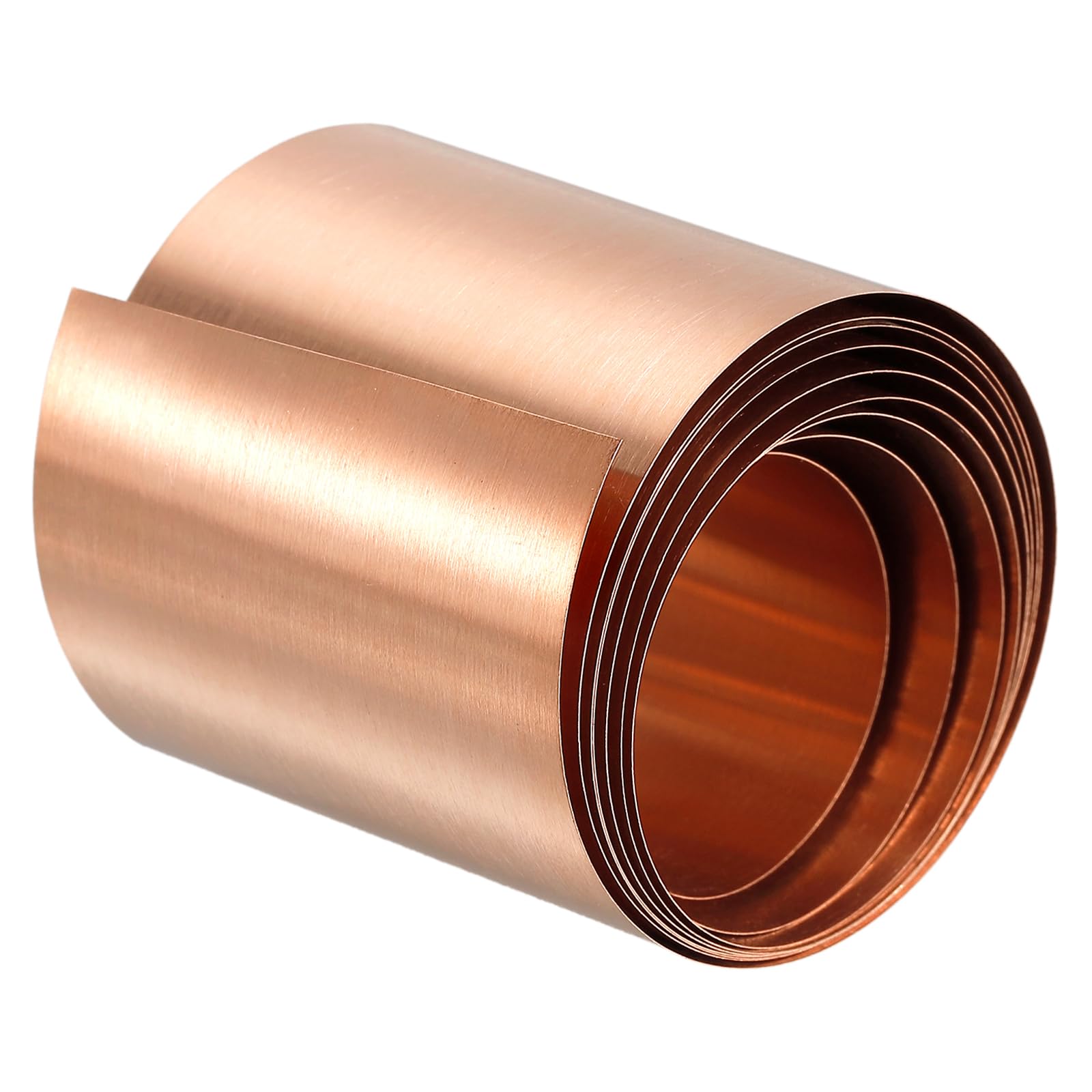 uxcell Copper Sheet Roll, Metal Foil Plate 1000mm x 40mm x 0.5mm