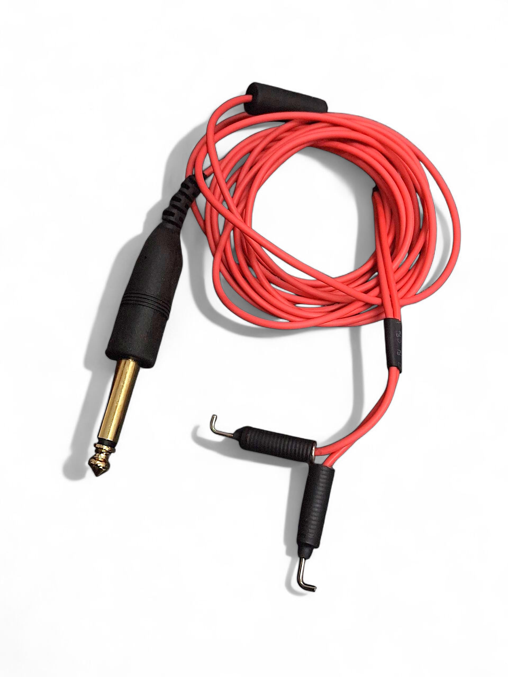 GLOBELLE Professional Tattoo Clip Cord 100cm Red Silicone Wire for Tattoo Power Supply and Machines