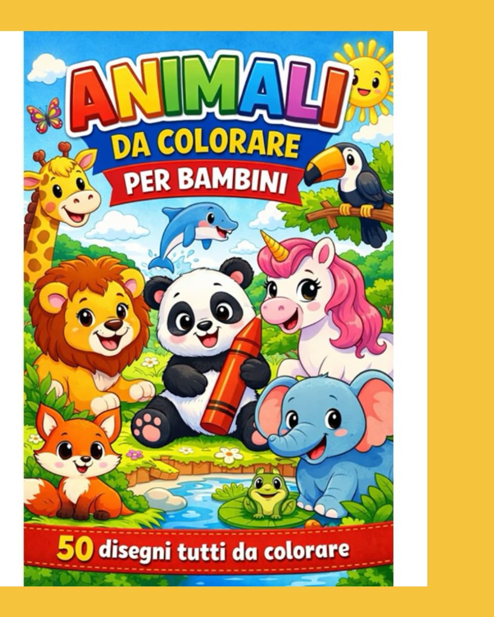 ANIMALI DA COLORARE: DISEGNI DA COLORARE PER BAMBINI