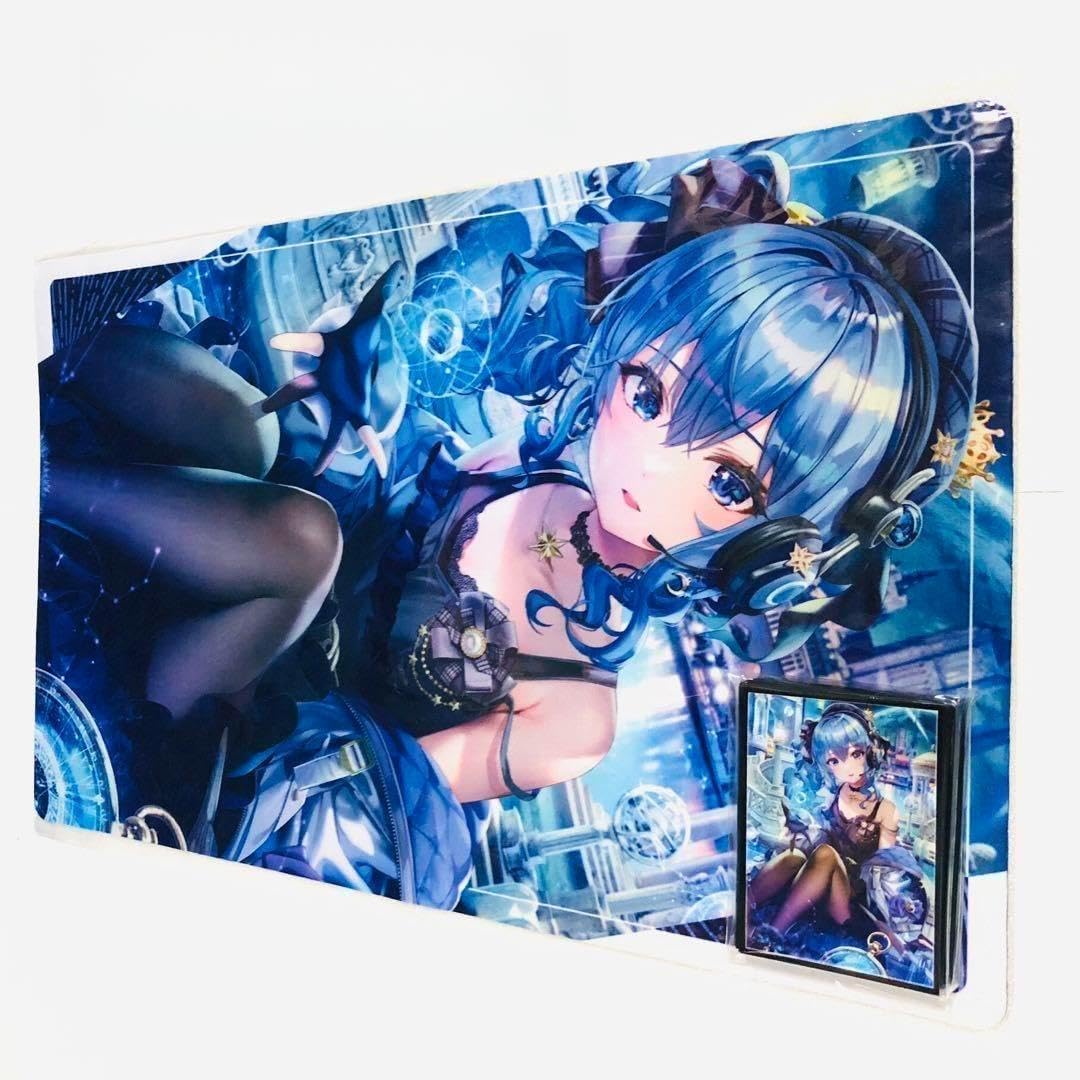 ホロライブ　星街すいせい　スリーブ&プレイマット　セット ホロライブ 星街すいせい スリーブ プレイマット セット｜Yahoo