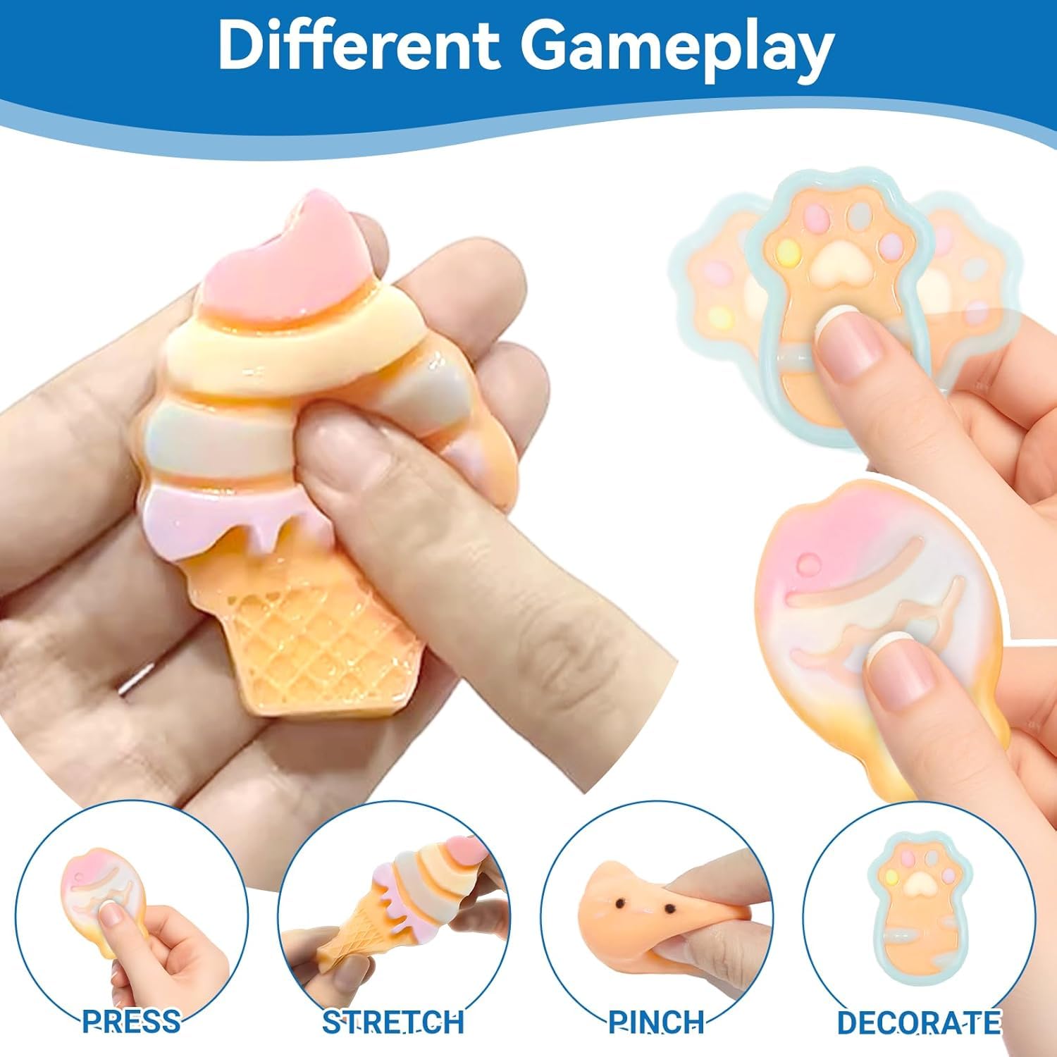 Płynny silikon do zestawu DIY Taba Squishy, ciekły kauczuk silikonowy A+B 1:1 do Squishy Maker, kreatywny zestaw DIY, prezent antystresowy
