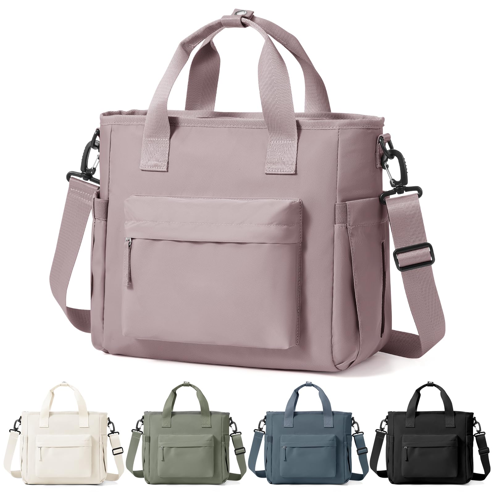 HPLQQ Borsa Termica Porta Pranzo, Borsa Frigo Pranzo per Alimenti Mantenere Caldo o Freddo Lunch Bag per Donna Ufficio, Viaggio, Picnic, Campeggio,A2-Rosa Viola