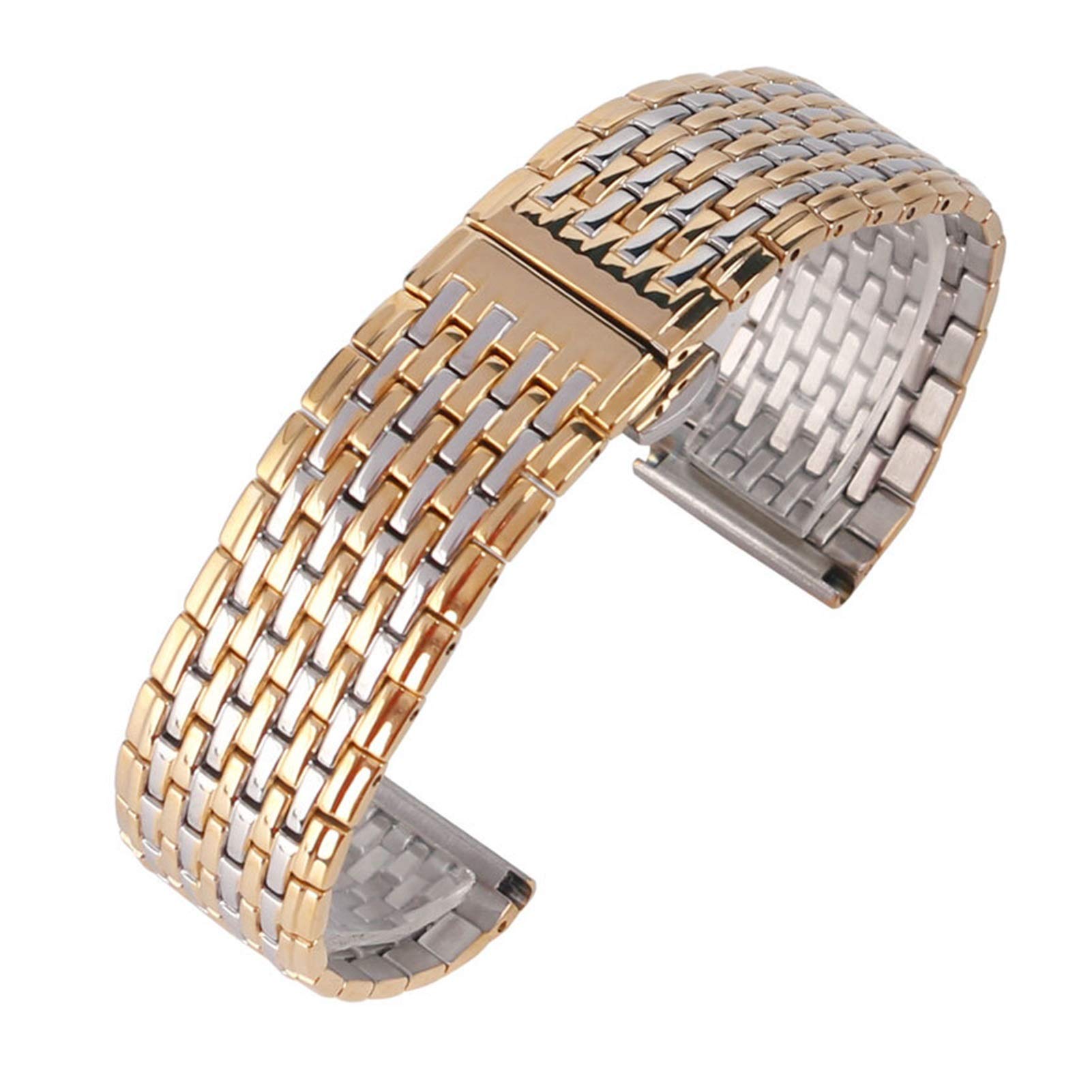 Bracelet acier inoxydable 20mm élégant pour le bureau et sport