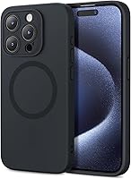 Vista 125 de ESR Serie Cloud Funda para iPhone 15 Pro con MagSafe, soporta carga magnética, delgada, de silicona líquida, absorción de golpes, protección
