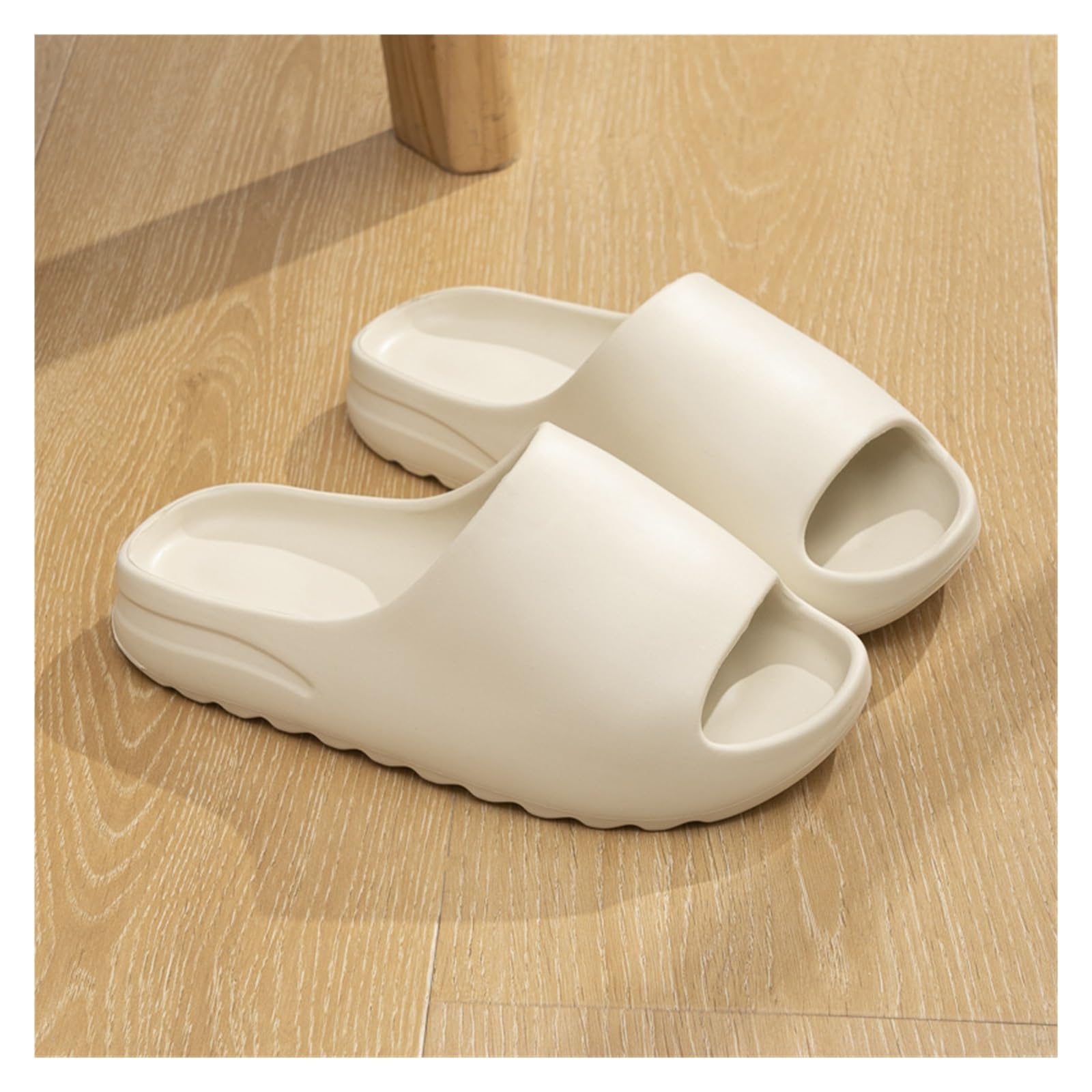 YHQZNLXQ Zapatillas para mujer Sandalias de playa de ocio de verano para hombres y mujeres, toboganes de fondo suave, plataformas de fondo grueso, pantuflas antideslizantes para el hogar, pantuflas de
