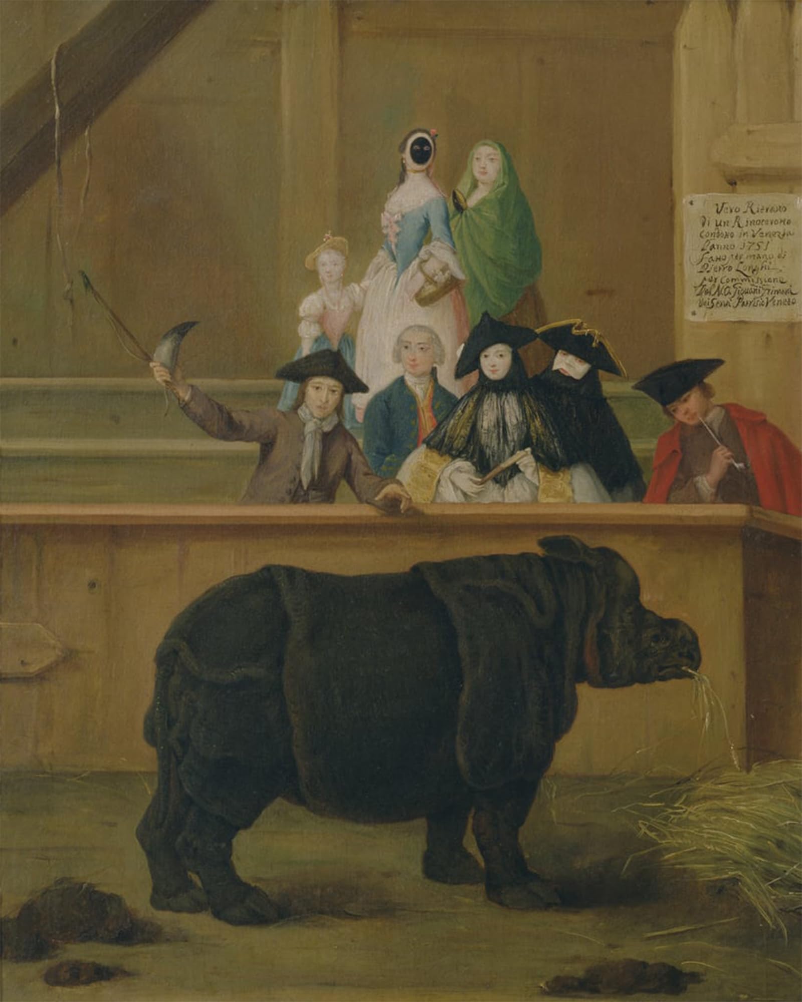 ARTXLXXBN Famous Prints Artwork Pictures Poster Painting Art the Animal by Pietro Longhi Artwork Landscape Pictures for Home Decor 60x90cm