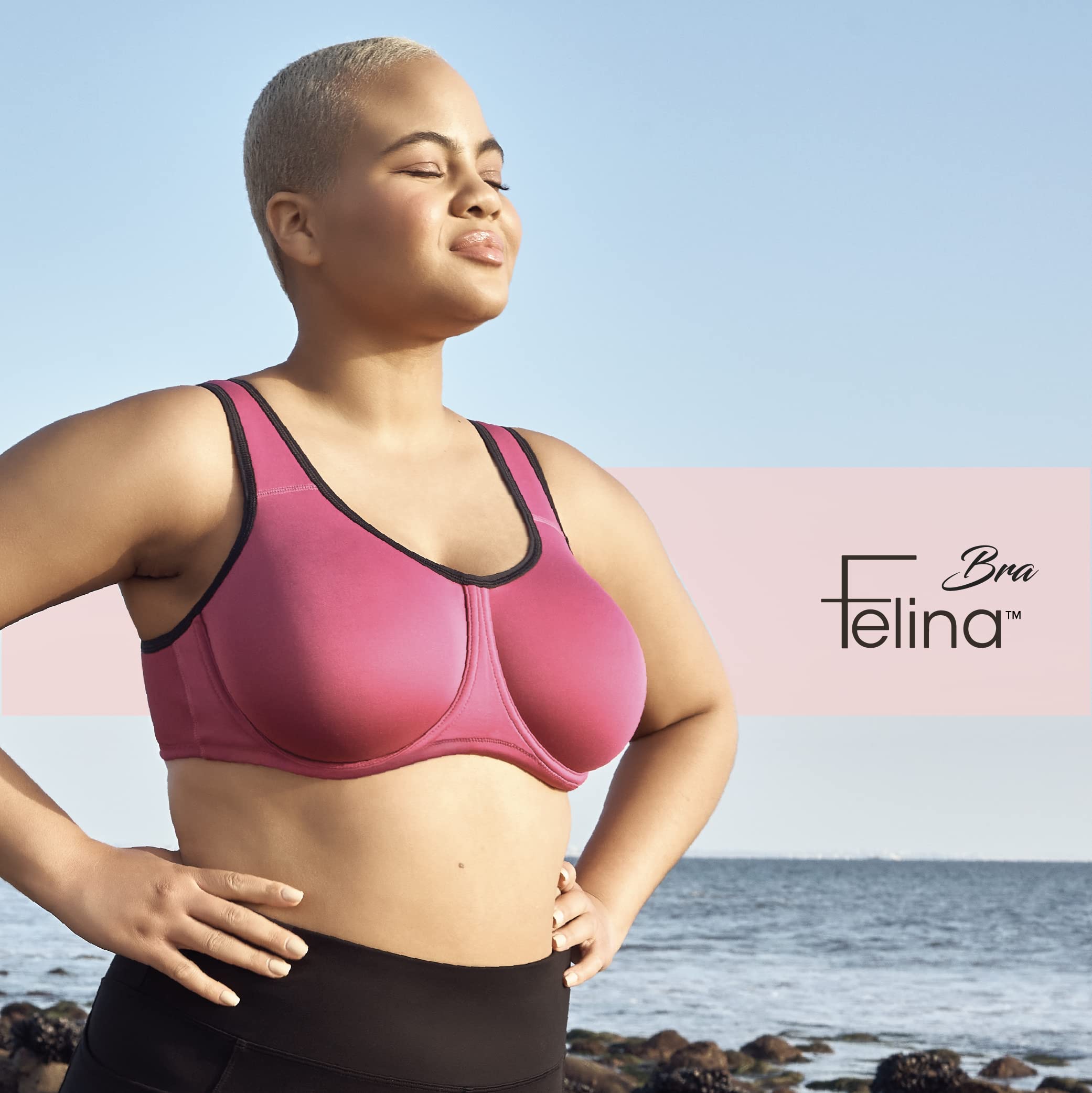 Felina Paramour Body X Reggiseno sportivo con ferretto