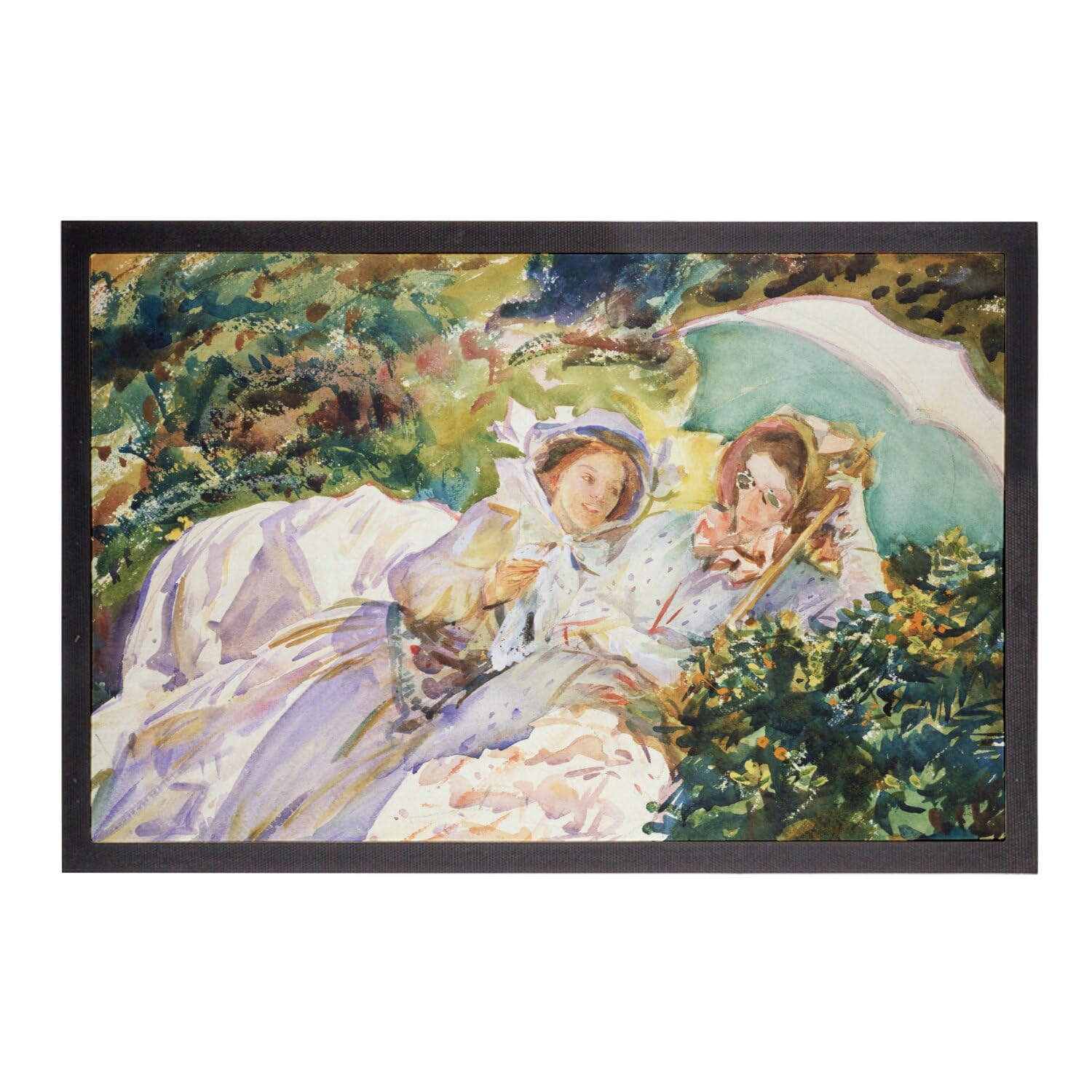 Paillasson John Singer Sargent original | Tapis déco peinture Simplon Pass 60x40