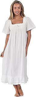 The 1 for U 100% Cotton Short Sleeve Nightgown - Evelyn - coolthings.us