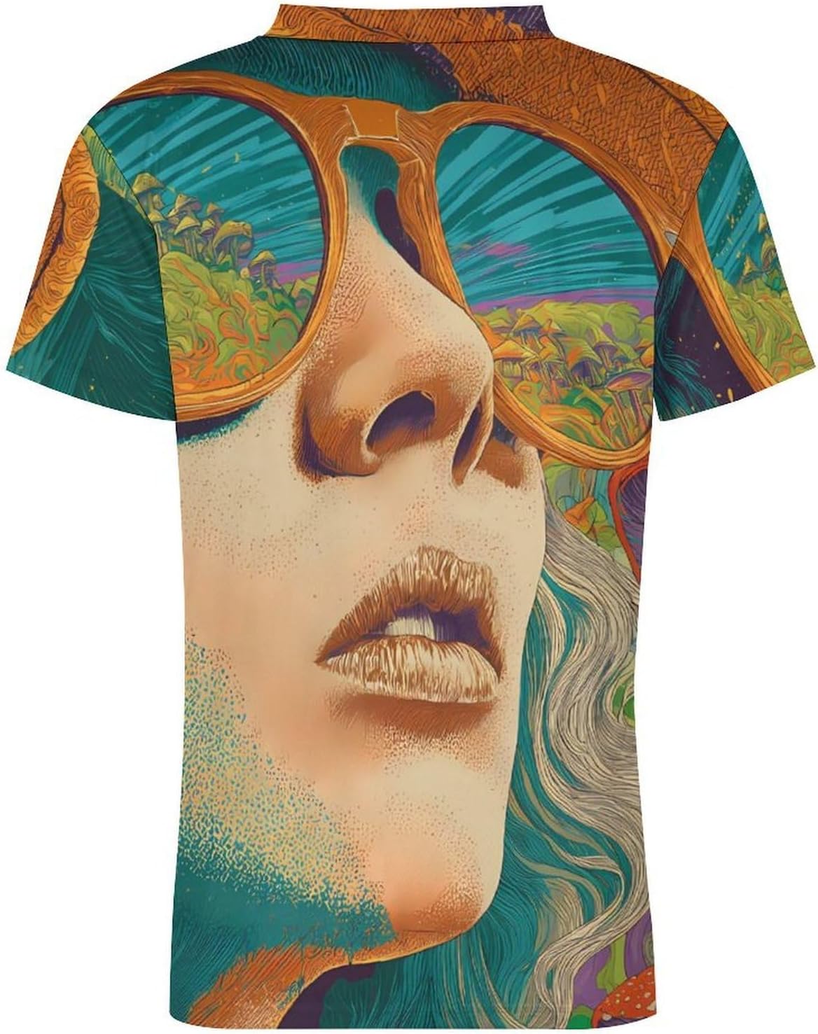 Psychedelic Holiday Mushroom Personalized Soccer Jersey Mens T-Shirts Sports Tops