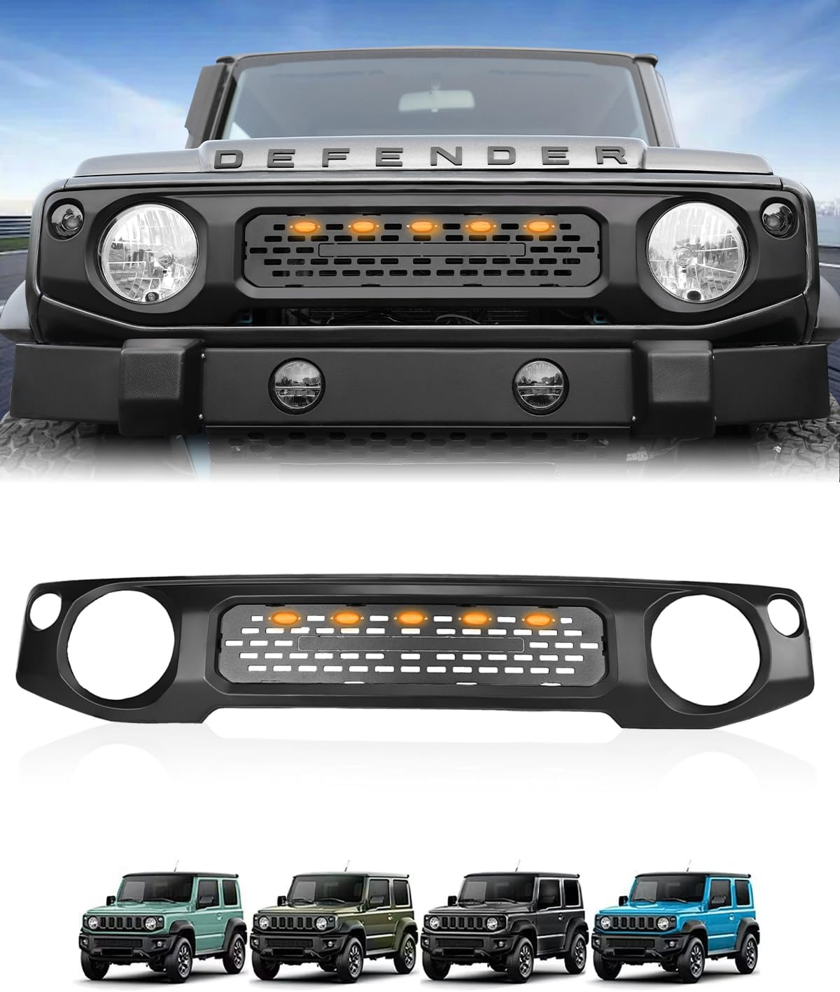 ROADER Jimny Front Grill JB64 JB74 Jimny Auto Salon Honduras | Ubuy