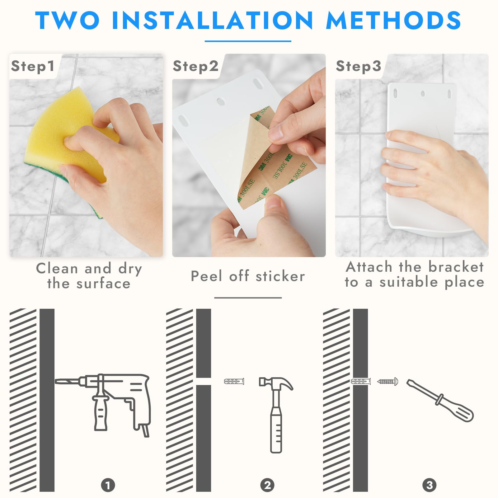 10 bandejas dispensadoras de goteo para montaje en pared, soporte dispensador de jabón, colector de goteo de detergente para ropa que evita goteos y pulverizaciones, fácil de limpiar (blanco)