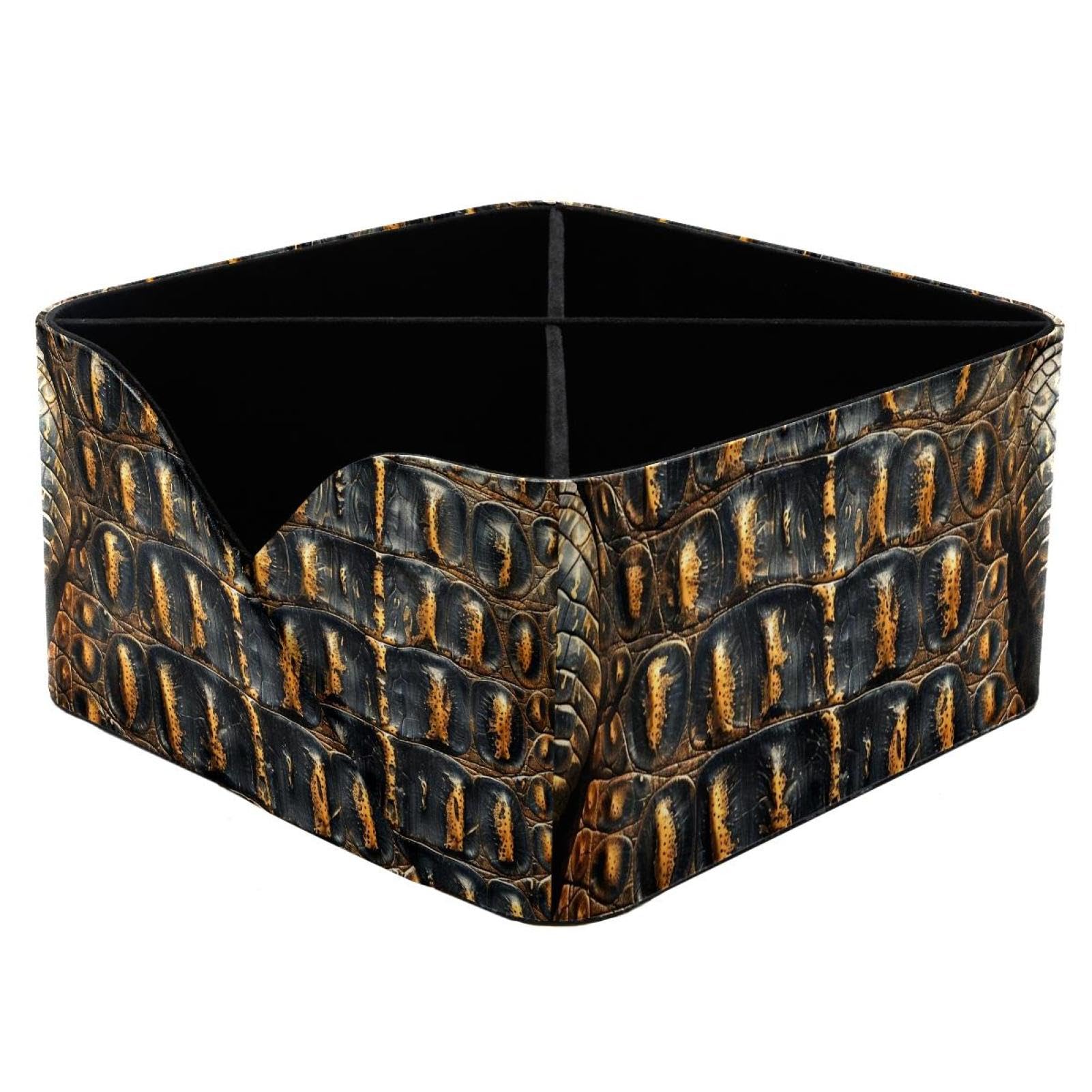 Amazon.com: PVC Leather Valet Tray for Men Women, Brown Crocodile