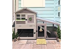 GUTINNEEN Bunny Hutch for Rabbits Indoor and Outdoor