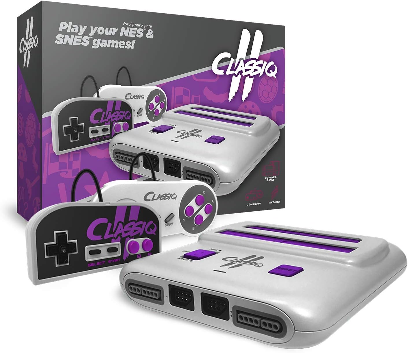Old Skool CLASSIQ 2 AV Version - Gray/Purple