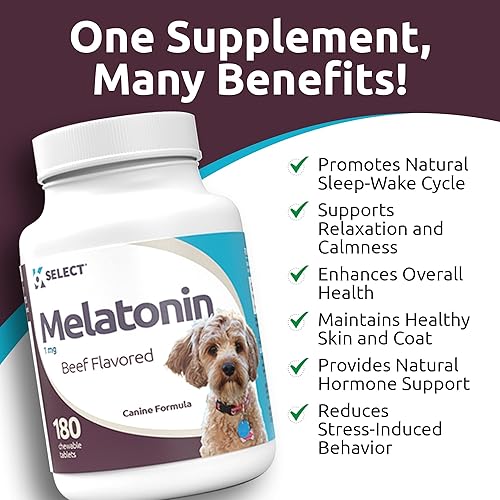 Miniatura 6 de K9 Select Melatonin for Dogs - Calming Chews - Dog Melatonin for Sleep - Reduce Stress, Helps Overall Health Composure Calming Treats for Small Dogs