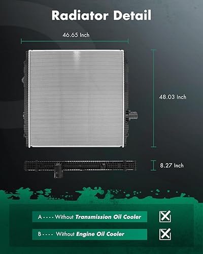 Vista 960 de SCITOO Reemplazo completo del radiador de aluminio para 1993-1998 para Toyota para T100 2.7L 3.0L 3.4L 2090 Radiador