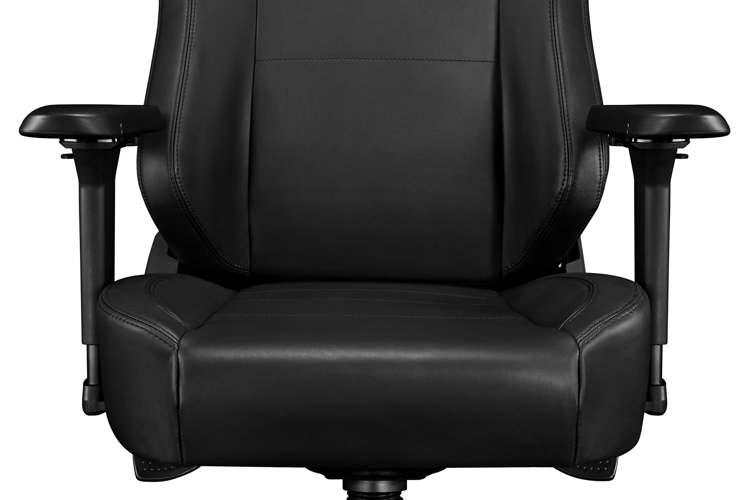 2054F Sedia da ufficio, da gioco, nera - Sedile gaming con cuscini magnetici per collo e lombari - in pelle PU con braccioli 4D - Poltrona con ruote in gomma silenziose 150 kg