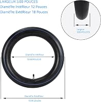 MTATCN Belső Gumitömlő 3.00-12/80/100-12 TR4 Szeleppel - Kompatibilis SSR XR CRF KLX DRZ Motorokhoz - Strapabíró Butilkaucsuk Offroad Motork 4