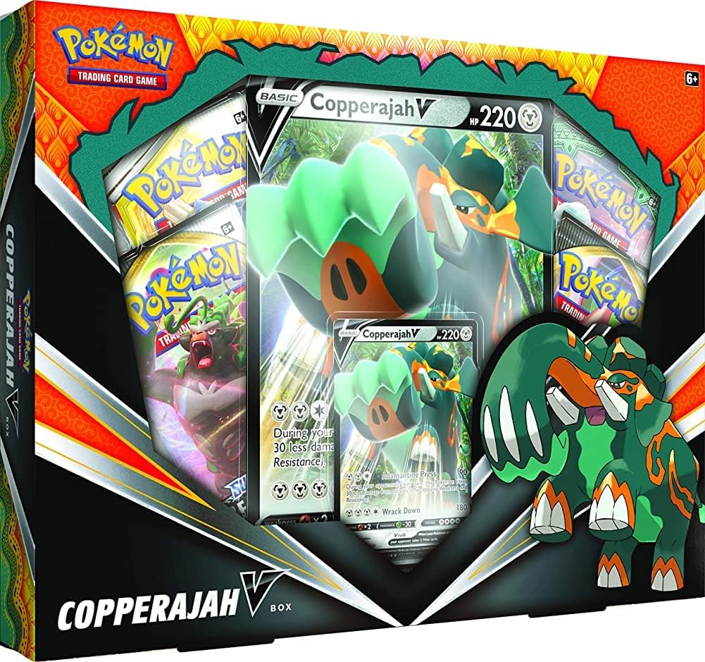 Pokemon TCG: Copperajah V Box, Multicolor