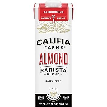 Califia Farms - Original Almond Barista Blend Almond Milk, 32
