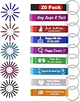 Vista 10 de 100 llaveros personalizados para abrebotellas a granel, recuerdos de boda con logotipo grabado, texto personalizado, abrebotellas de cerveza