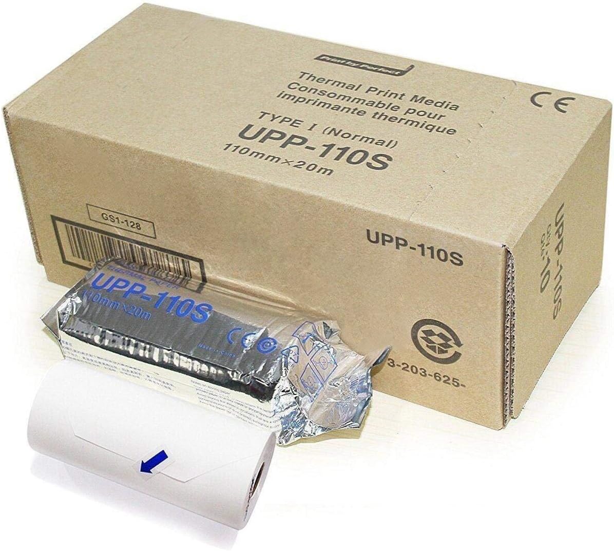 Black & White Thermal Paper, Standard Density, 10 rolls/bx