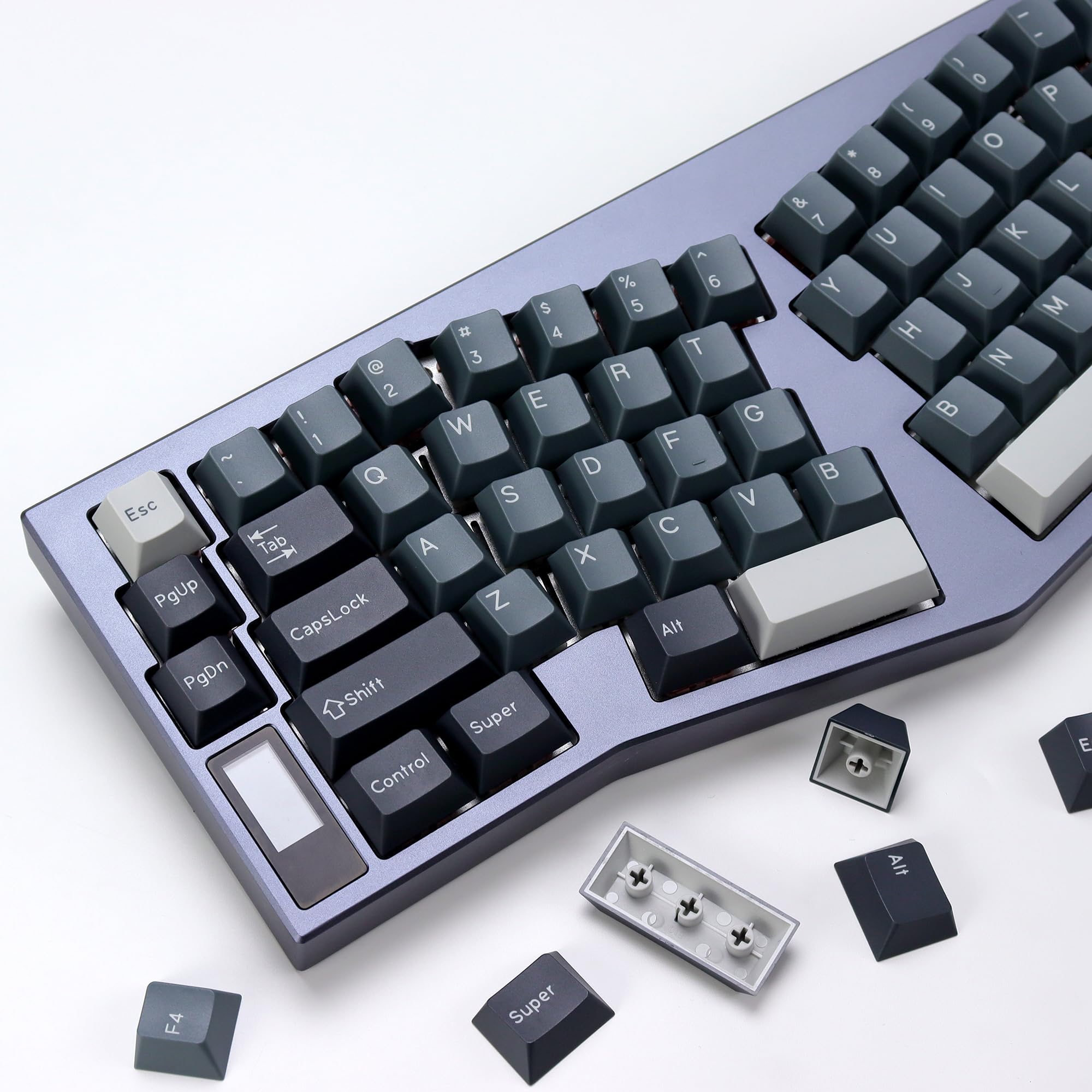 キーボード ePBT Avilo KEYCAPS Amazon.com: KBDiy Apollo PBT Double Shot Keycap Set,176 Keys Grey
