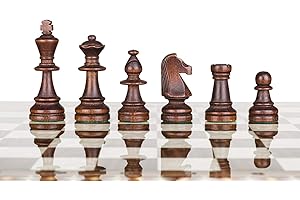 Staunton No. 6 Tournament Chess Pieces - Wooden Standard Chessmen
