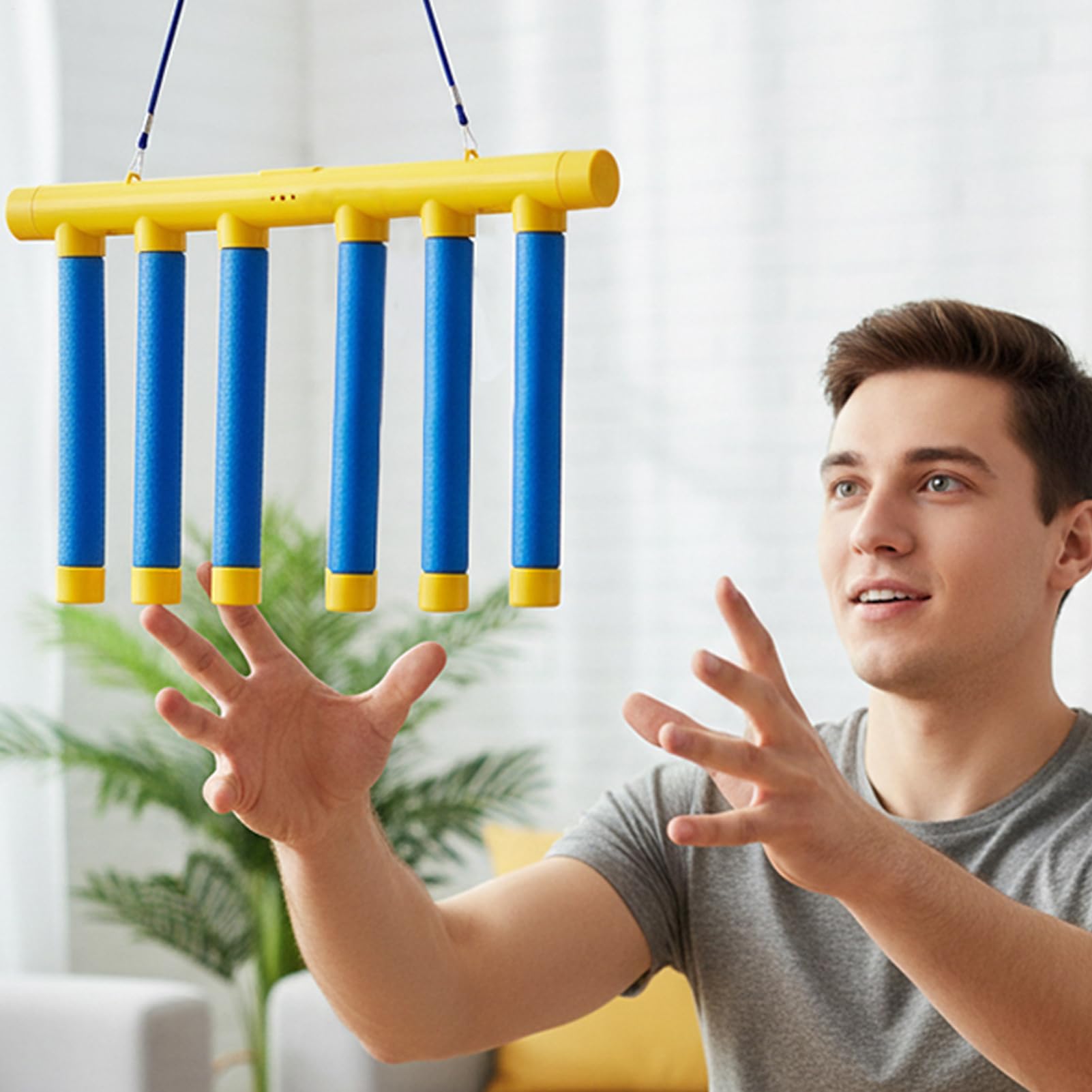 Genérico Gioco di riflessi | Giocattoli interattivi di coordinamento della mano, gioco di della velocità delle mani con cattura dei bastoni, per adulti, famiglia, bambini, scuola, esercizio