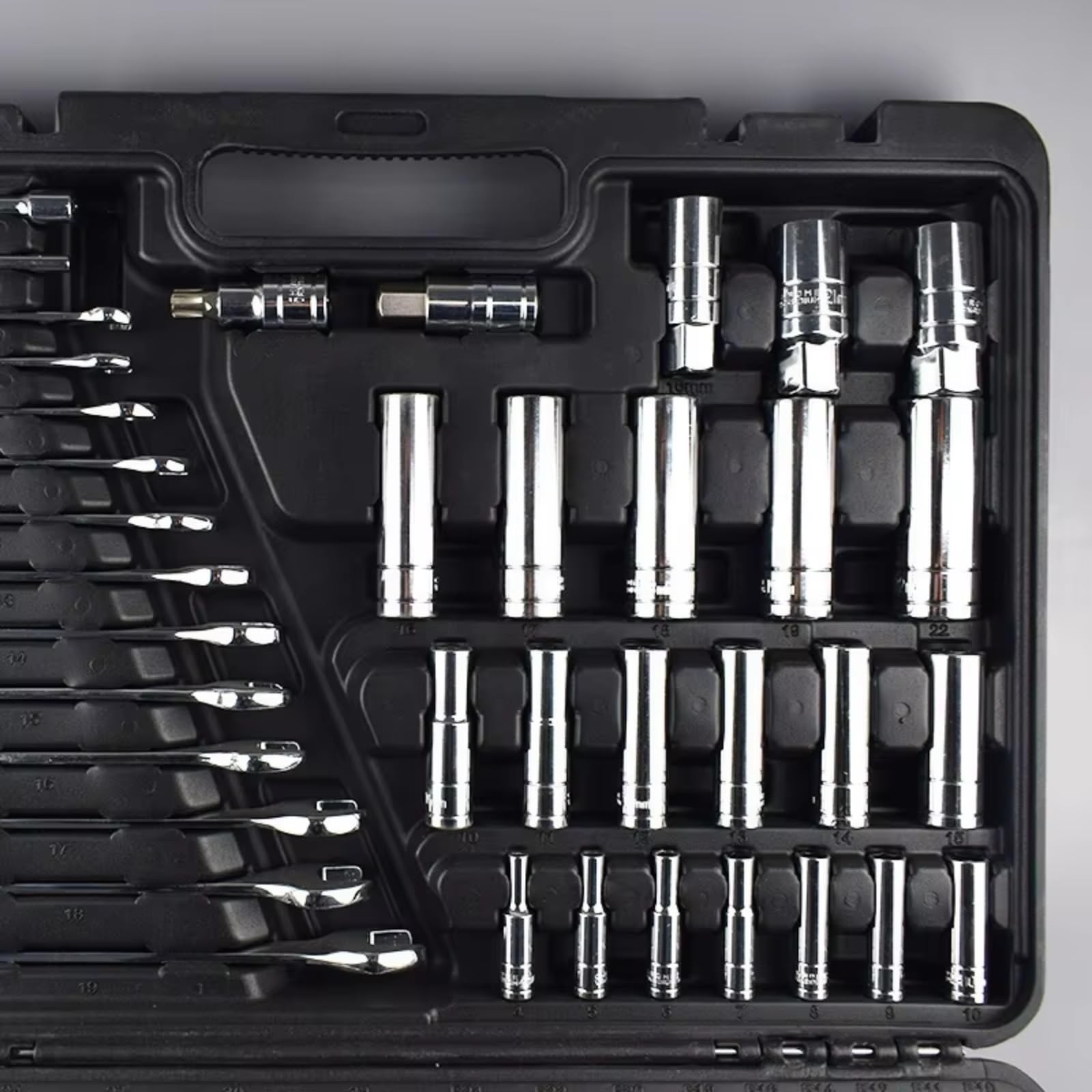 Set di attrezzi meccanici 216 Pz Utensili A Mano Set Box 72 Denti Chiave A Cricchetto Presa Herramientas Meccanica Auto Set Di Strumenti Kit Di Attrezzi La Casa Con Utensili A Mano