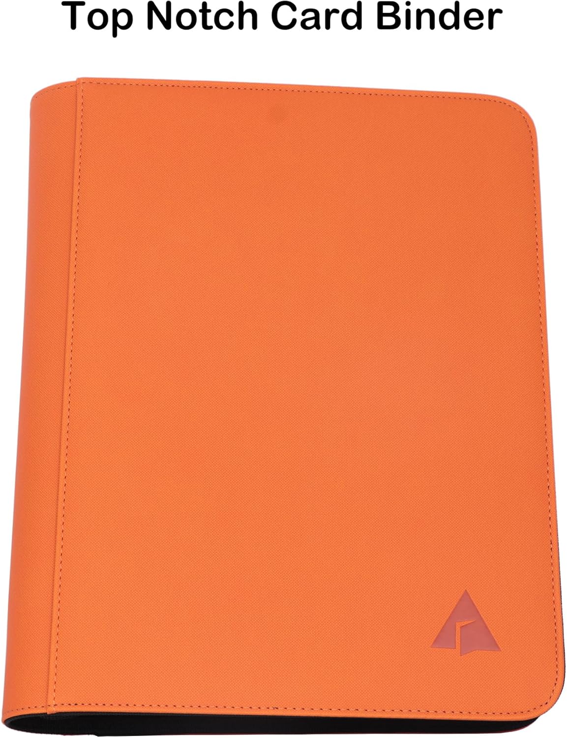 9 Pocket Card Binder, Fits 828 Trading Cards Side Loading Ringless Card Album for TCG and Sports Cards -Orange
