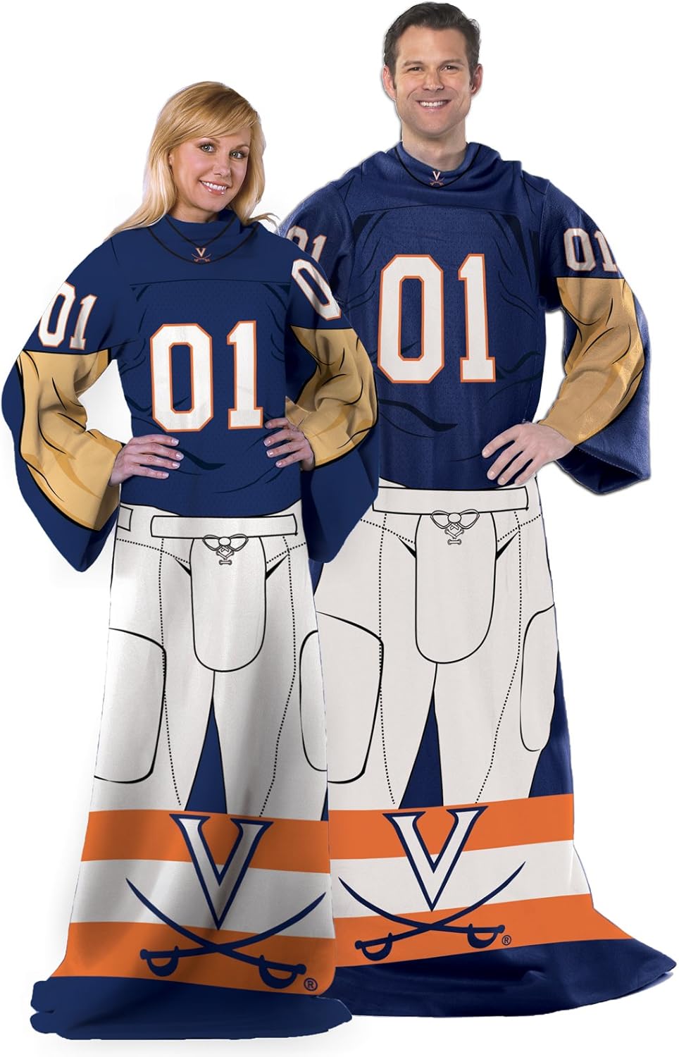 Officially Licensed NCAA LSU Tigers Full Body Player Adult Comfy