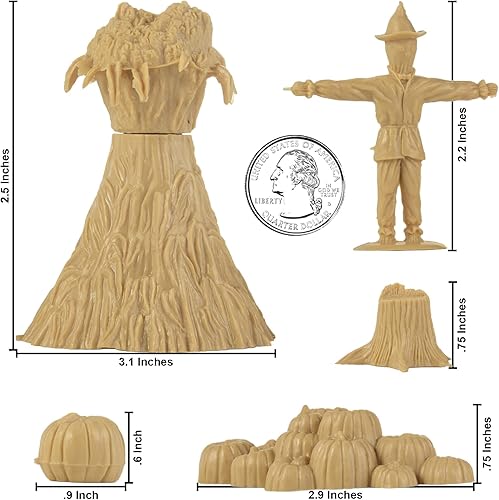 Miniatura 2 de BMC Classic Marx - Juego de 21 piezas de heno de maíz y calabaza