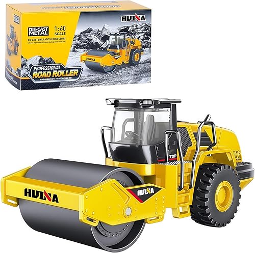 Juguete de rodillo grande de metal a escala 160, juguete modelo de vehículos de construcción de metal, juguetes de coche de caja de arena al aire