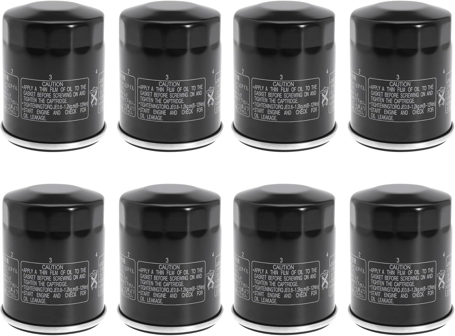 Oil Filter Replace 2540086 2540122 2540006 for Polaris Ranger 500 570 700 800 1000 2006-2020 for RZR S XP 2009-2020 for General 1000 2016-2021 for Sportsman 600 700 800 2004-2014 (Pack of 8)