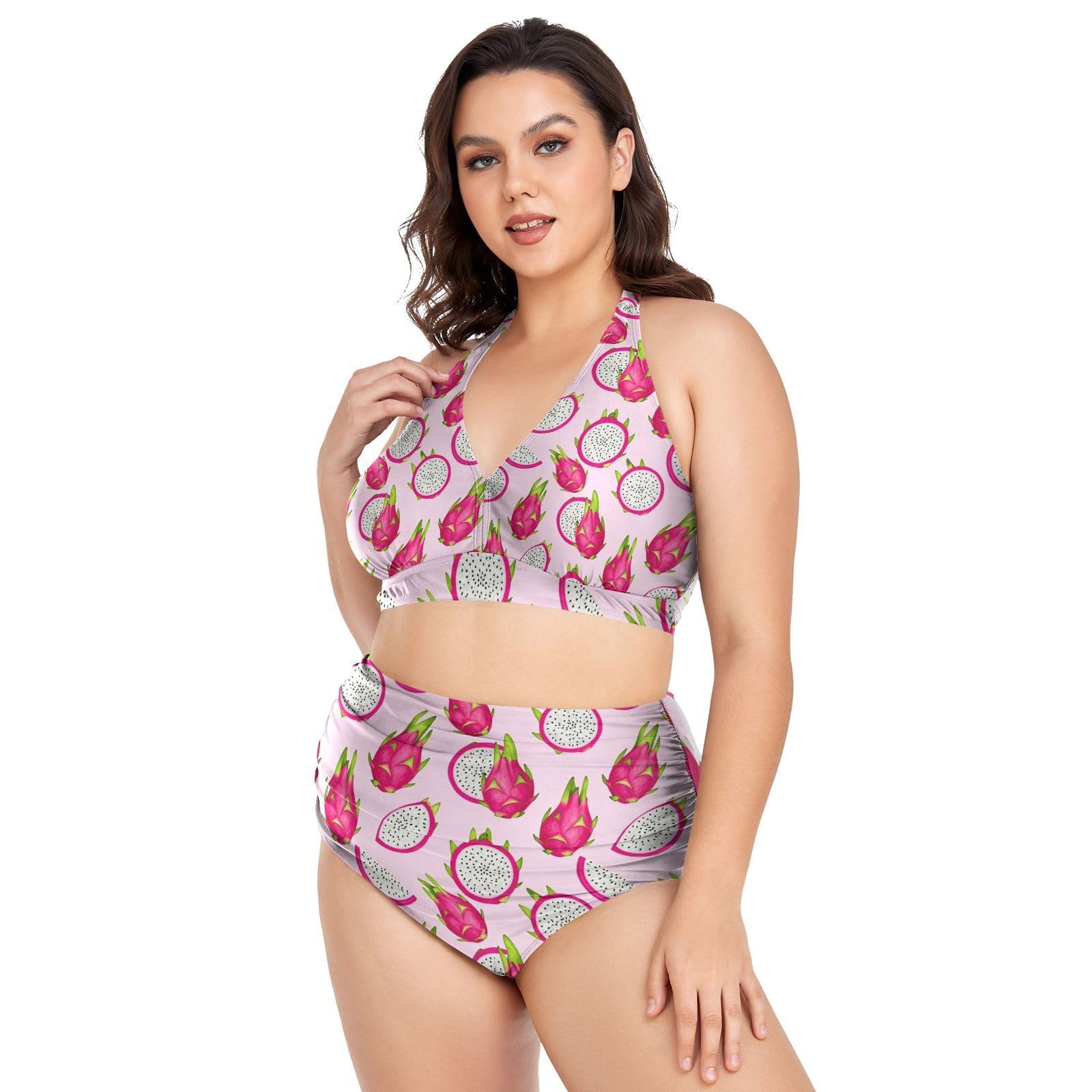 FRODOTGV Costumi da bagno donna taglie forti L-4XL