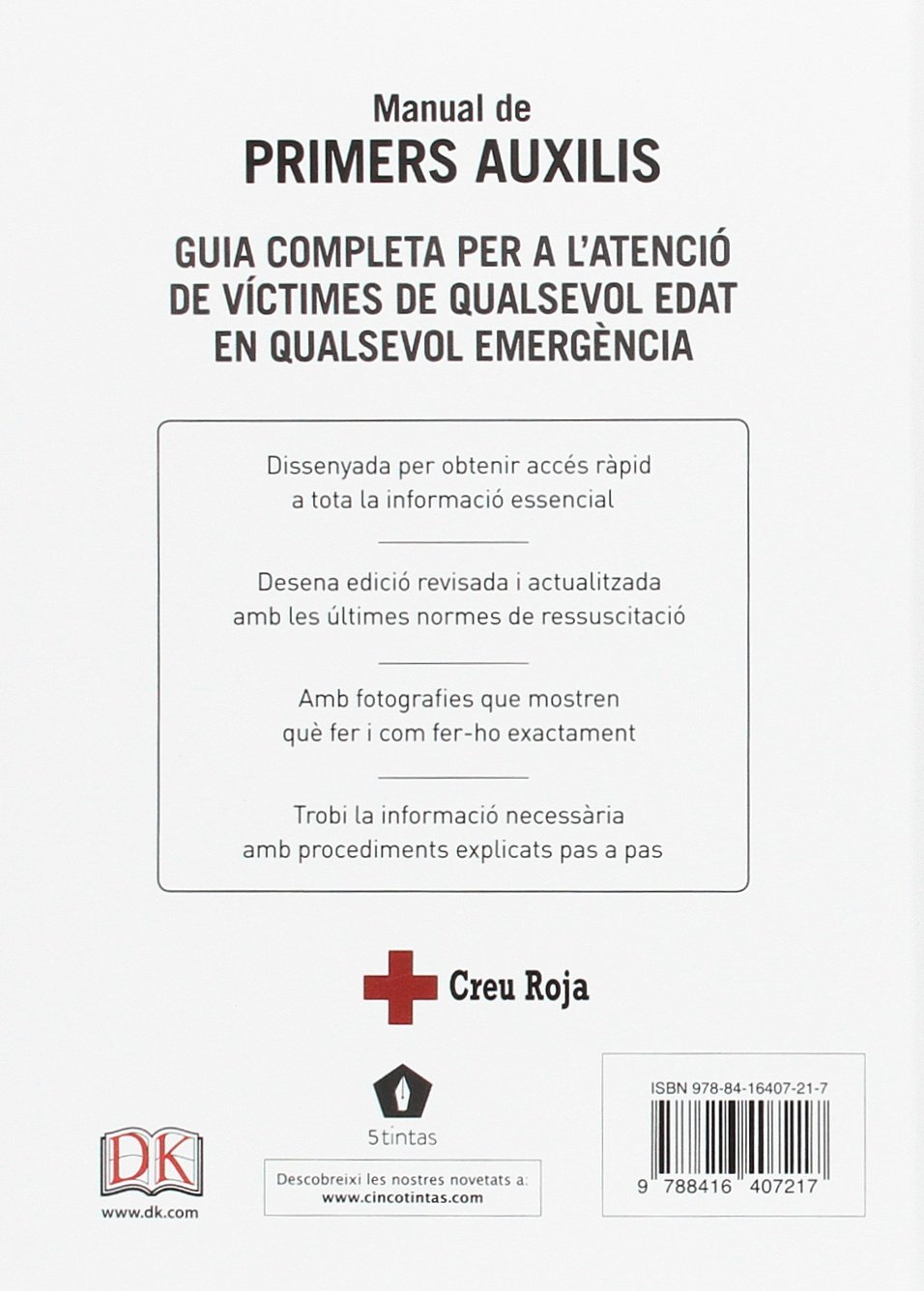 Manual de primers auxilis: Guia pràctica i visual (SALUD)
