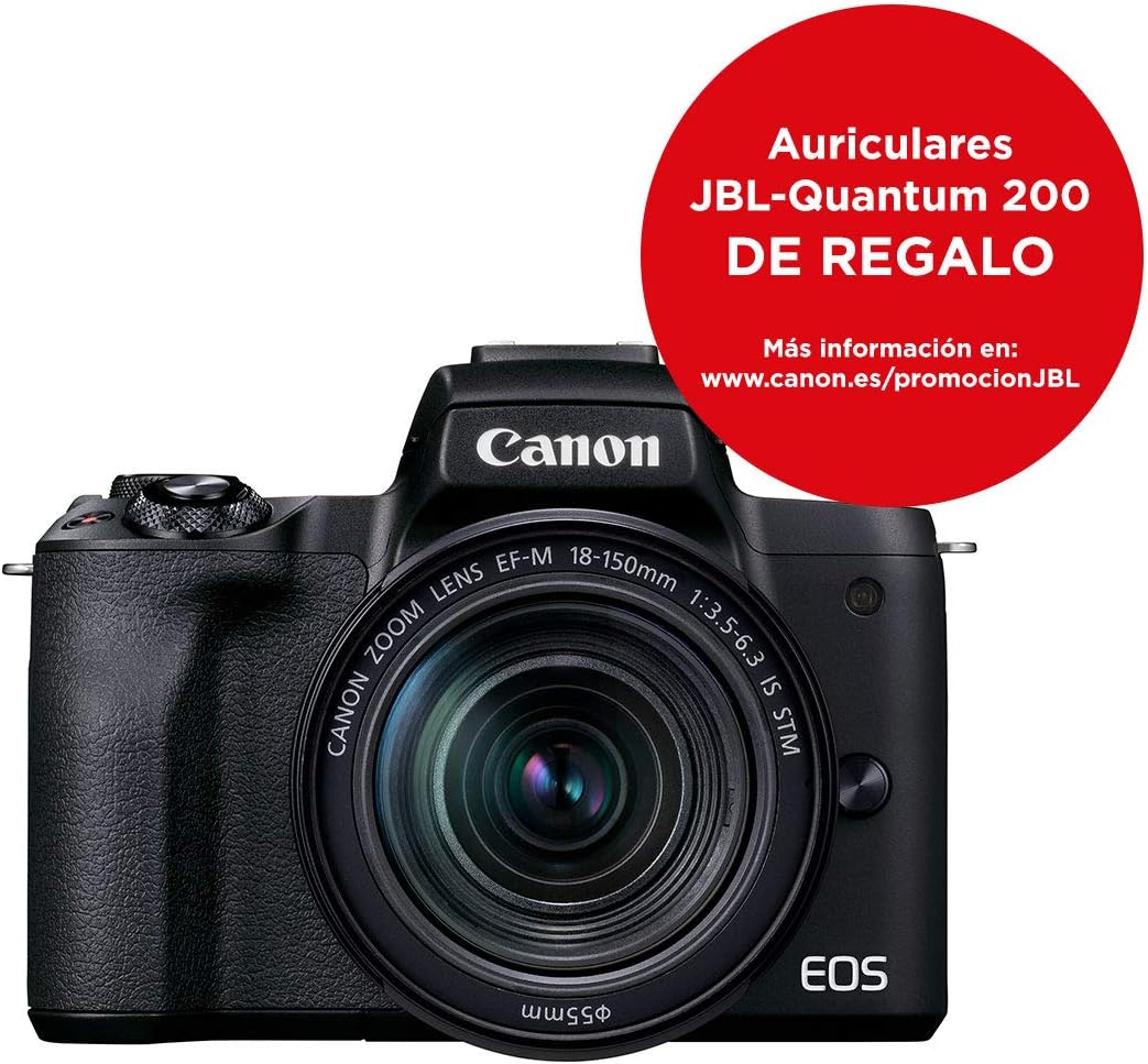 Canon EOS M50 Mark II White BODY + Canon EF-M 15-45mm