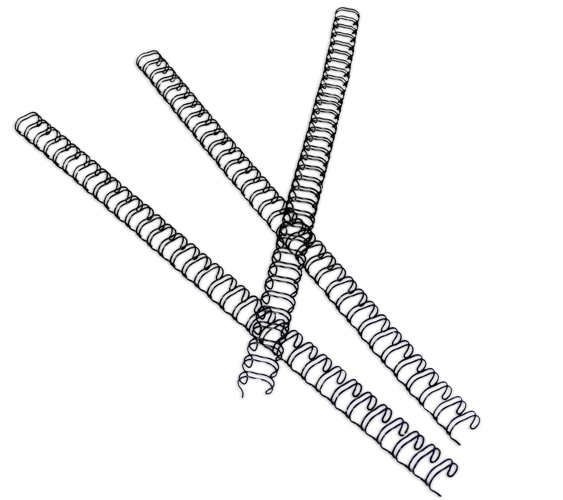 Rayson 6.4mm Wire Binding Spines, 20 Sheet Capacity A4 Black Binding Wires Pack of 100