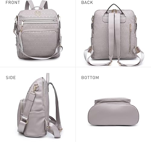 Miniatura 5 de MKP COLLECTION Mochila de moda para mujer, bolsa convertible grande para mujer, mochila de viaje, bolsa de hombro, bolsa de mano con borla, 2