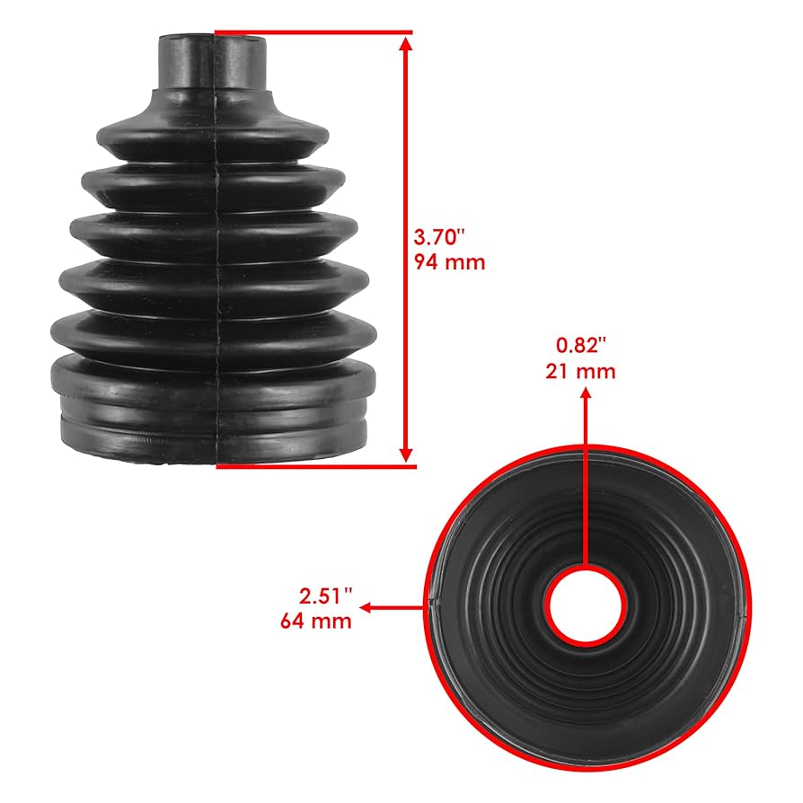 J ① Amazon.com: Caltric Front Rear Axle Inner Cv Boot Kit