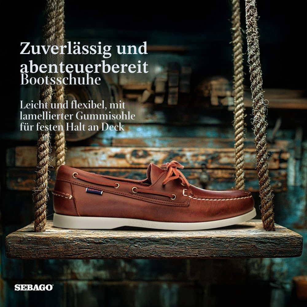 Sebago SPINNAKER/BLACK/BROWN B72871, Herren Mokassins