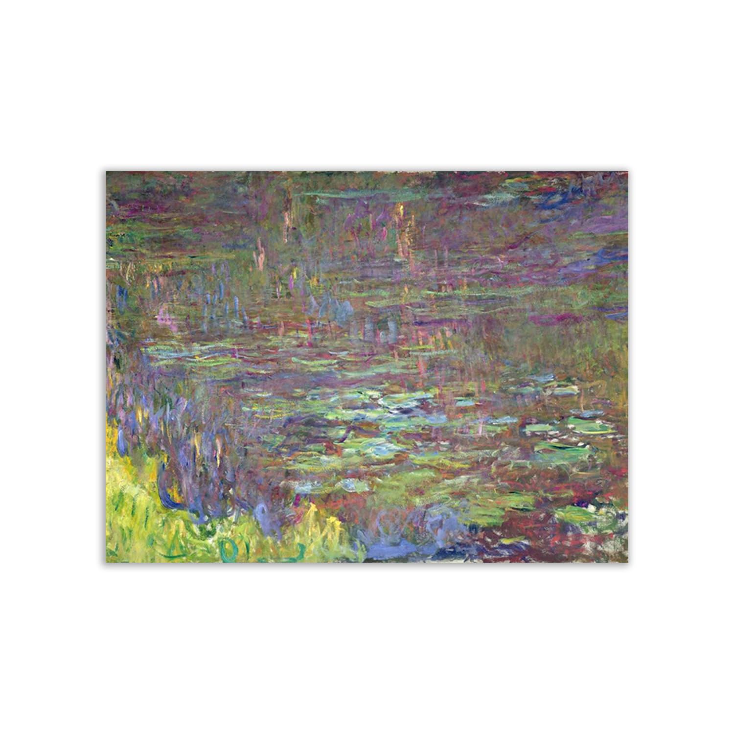 Affiche Claude Monet Waterlilies grand format 100x75 cm