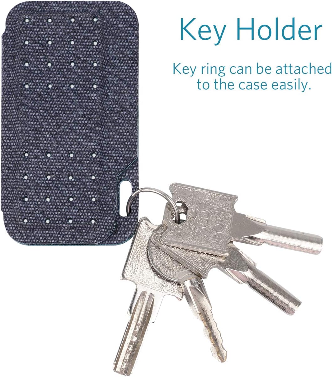 CoBak Carrying case for Kardia Mobile EKG Monitor - Travel Kardia Case Fits in Pocket, Features Magnetic Closure to Keep Kardia Device Safe On The Go, NOT Fit KardiaMobile 6L,Dark Blue image 5