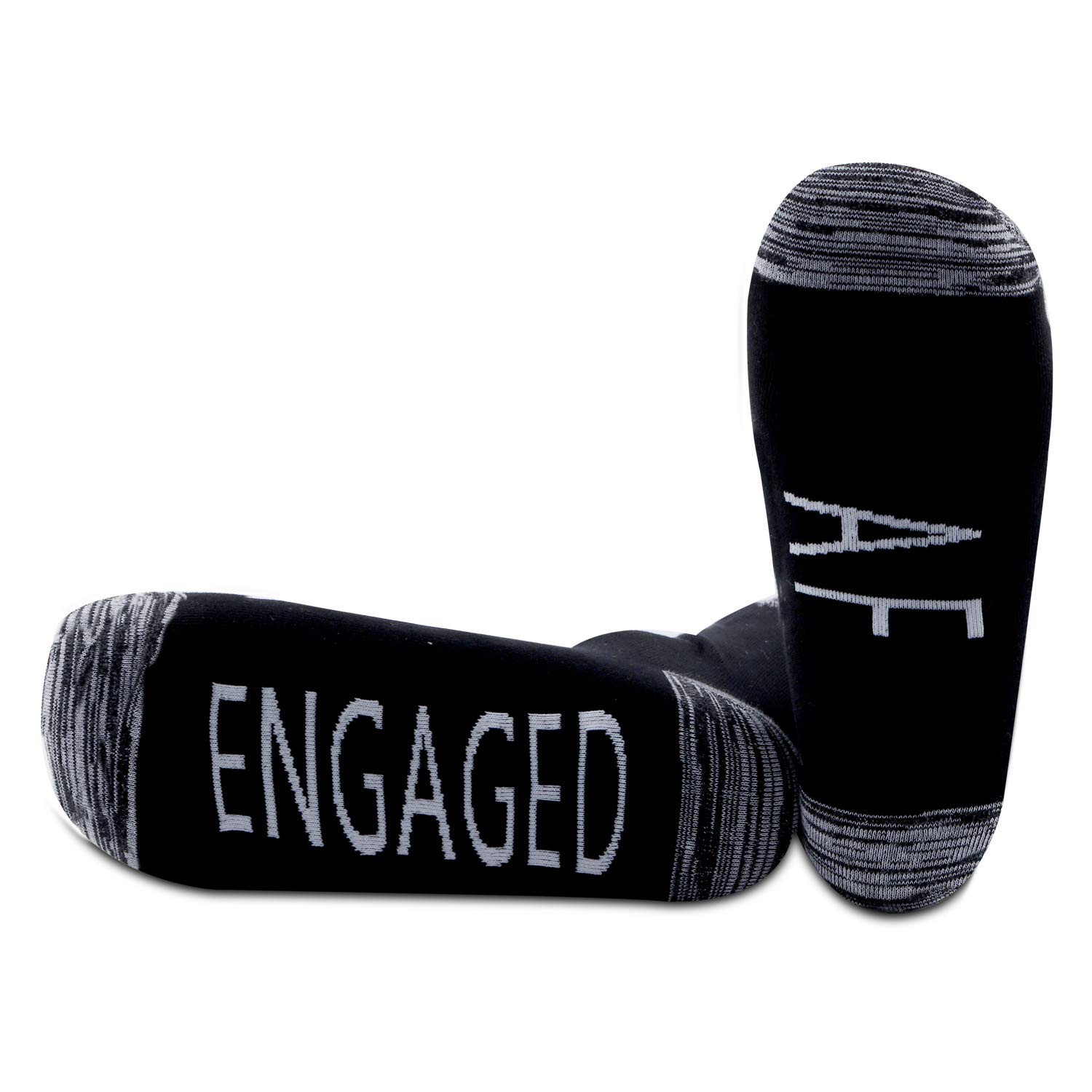 Generic Brands Women's Engaged Af Pyoul 1 Pairs Socks Engagement Gift Bride To Be Gift Bridal Shower Gift Bachelorette Party Gift Newly Engaged (Engaged Af)
