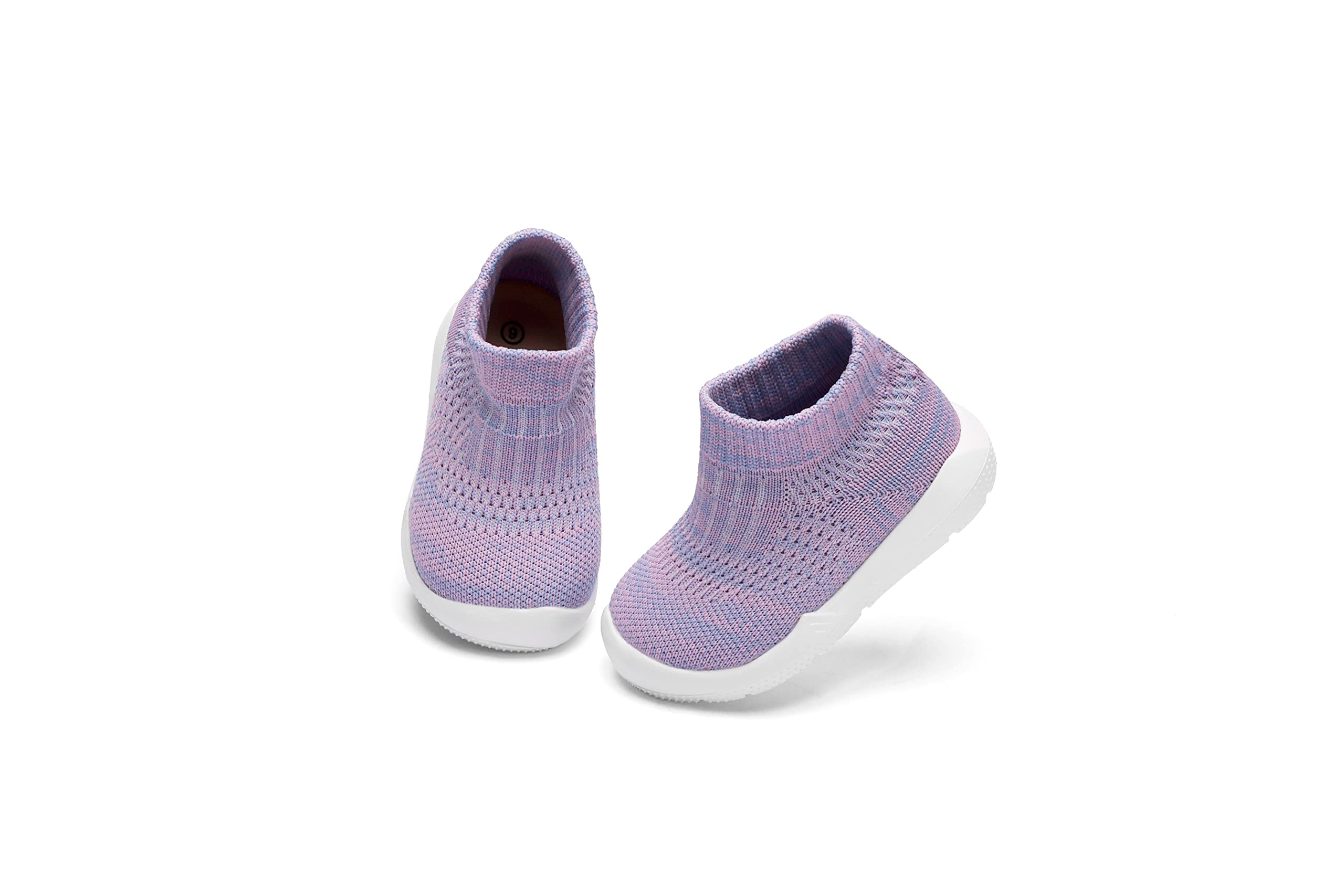 Baby Boy Girls Animal Non-Skid Indoor Slipper Infants Breathable Elastic Socks Shoes with Memory Insole Protect Toes Panda Tiger Fox