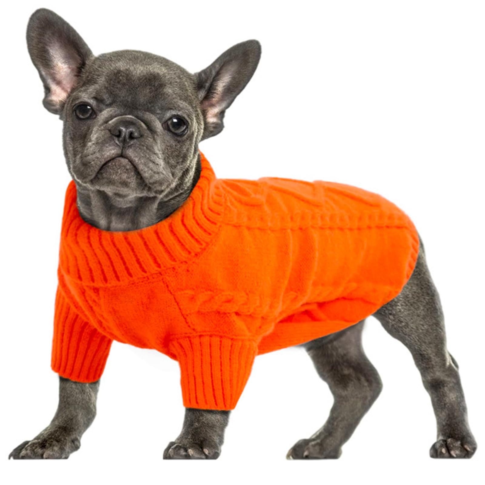 BEAUTYZOO Pullover Für Kleine Hunde – Gestrickt, Rollkragen, ärmellos, Größe XS