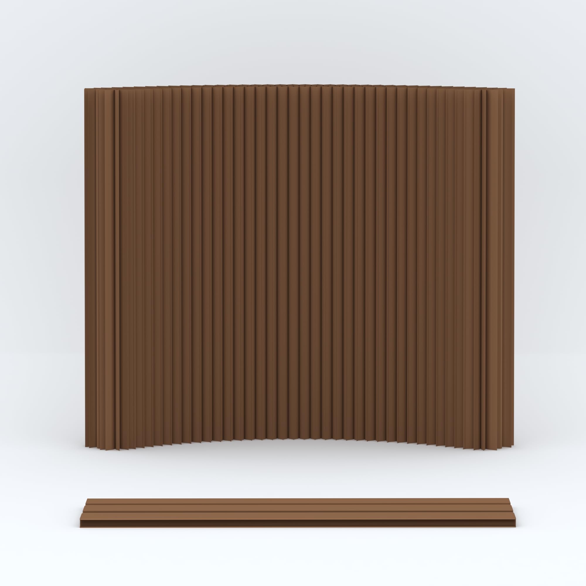 Amazon｜ブラウンパーテーション 間仕切り 組立不要 衝立 持ち運び可能