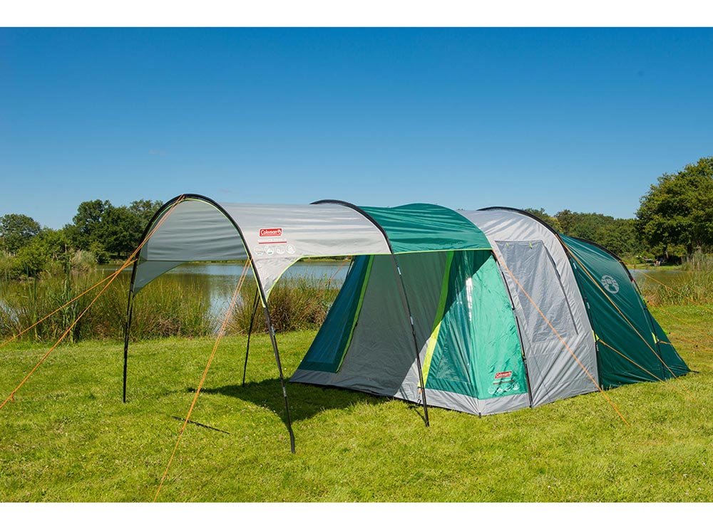 Coleman Granite Peak 4, 4 Person Tunnel and Porch Tent with BlackOut Bedrooms Sporting Goods